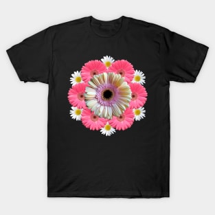 gerbera blossom flower daisies flowery blooms garden T-Shirt